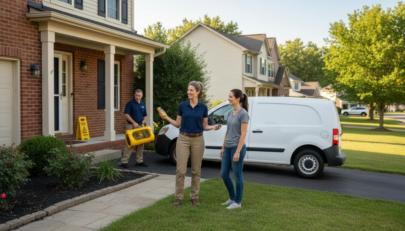 Residential water damage restoration in Whitehall, MT